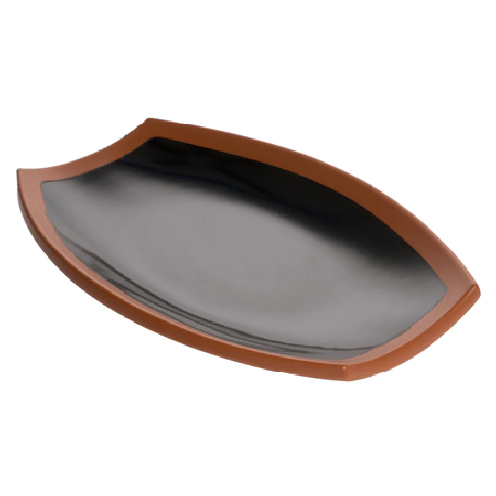 GET Enterprises BAL102 12 Inch Dishwasher Safe Melamine Plate Two Tone Finish 24 Bundles