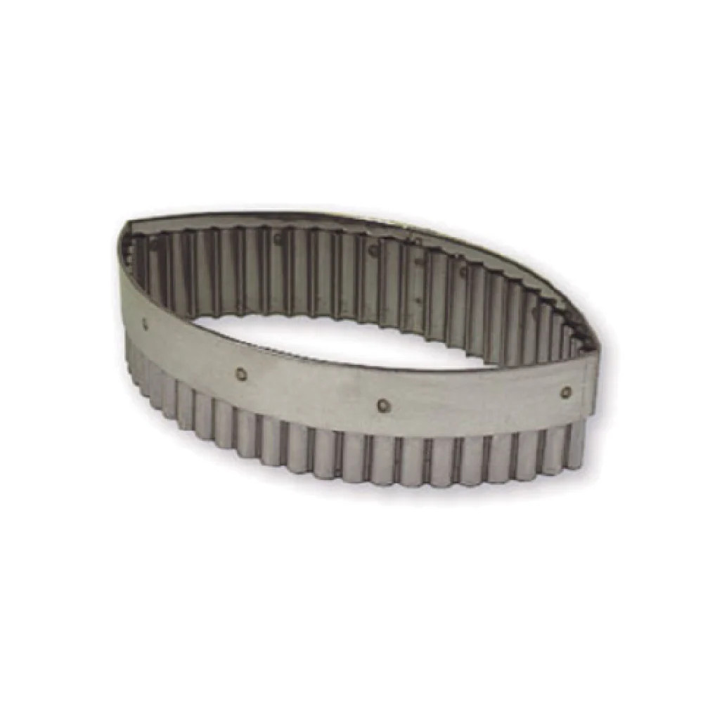 Matfer 150220 6-1/4 Inch Fluted Oval Pastry Cutter Heavy Duty Stainless Steel Matfer 150220 6-1/4 Inch Fluted Oval Pastry Cutter Heavy Duty Stainless Steel