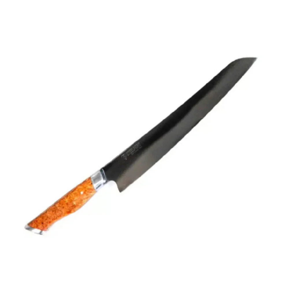JB Prince Z523 10 10 Inch Stainless Steel Bread Knife Wooden Handle