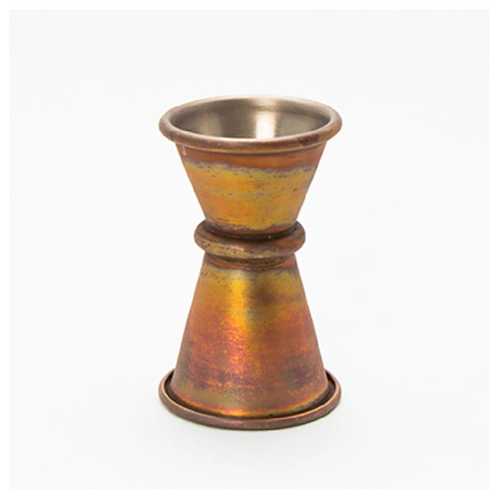 American Metalcraft ACJ1 1/2 Oz to 1 Oz Jigger Copper and Stainless Steel American Metalcraft ACJ1 1/2 Oz to 1 Oz Jigger Copper and Stainless Steel