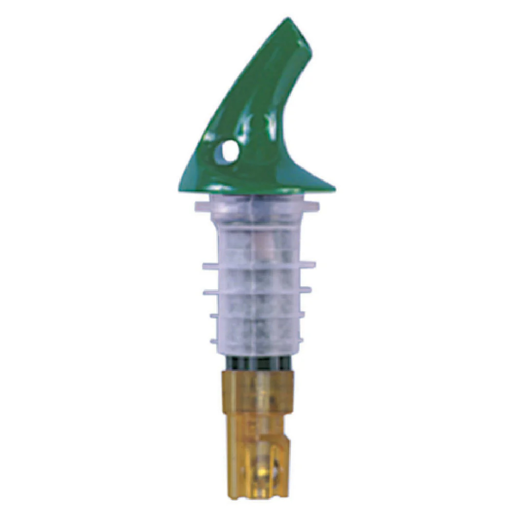 Spill-Stop 384-14 1 Oz Liquor Pourer Green No Collar Made in USA Spill-Stop 384-14 1 Oz Liquor Pourer Green No Collar Made in USA