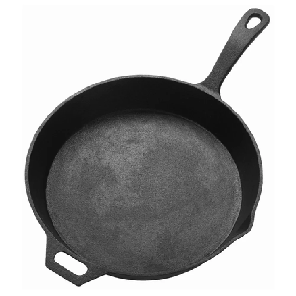 American Metalcraft CIS12 96 Oz Cast Iron Fry Pan 12 Inch Round Durable