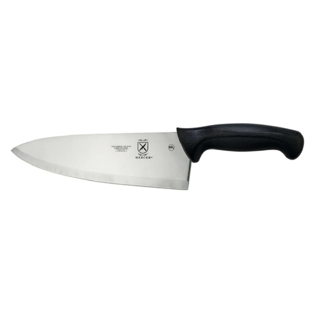 Mercer Culinary M18010 10 Inch High Carbon Japanese Steel Chef Knife with Black Handle