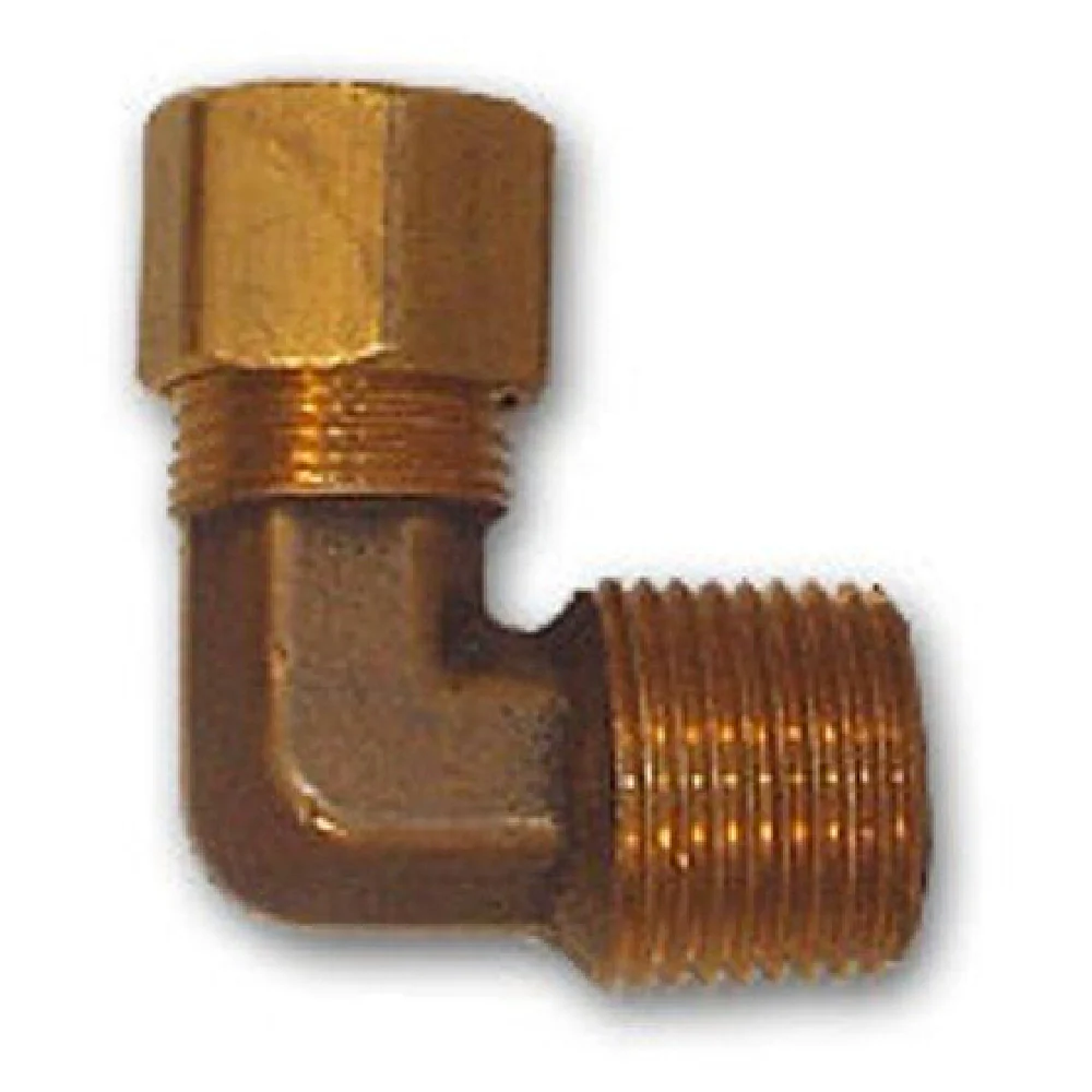 BK Resources WSL-90MF38 3/8 Inch Elbow Male Female 90 Degree Tubing Hose Fitting