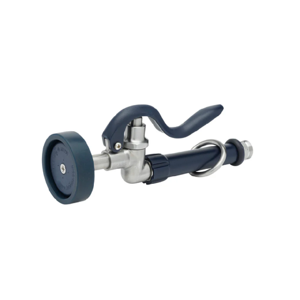 T&S Brass S-0107 1.15 GPM Spray Valve with Blue Finish Stainless Steel