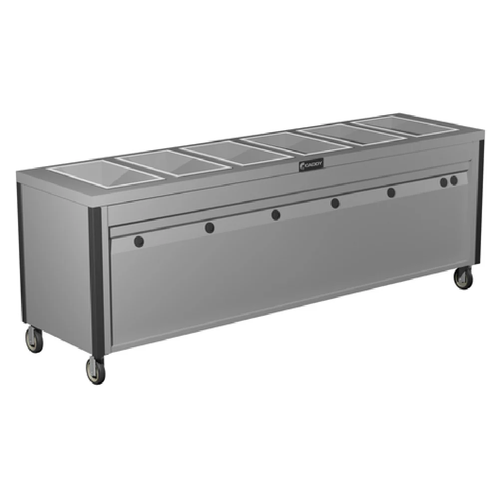 Caddy TF-626 97 Inch Electric Hot Food Caddy Enclosed Heated Base Stainless Steel