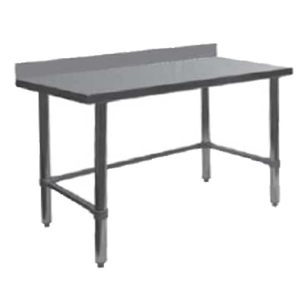 GSW USA WT-PB2430BW 30 Inch Premium Work Table 16 Gauge Stainless Steel Top with Backsplash