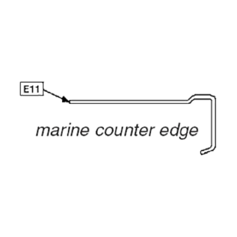 Eagle E11 24 Inch Counter Type Marine Edge Table Stainless Steel with Customization