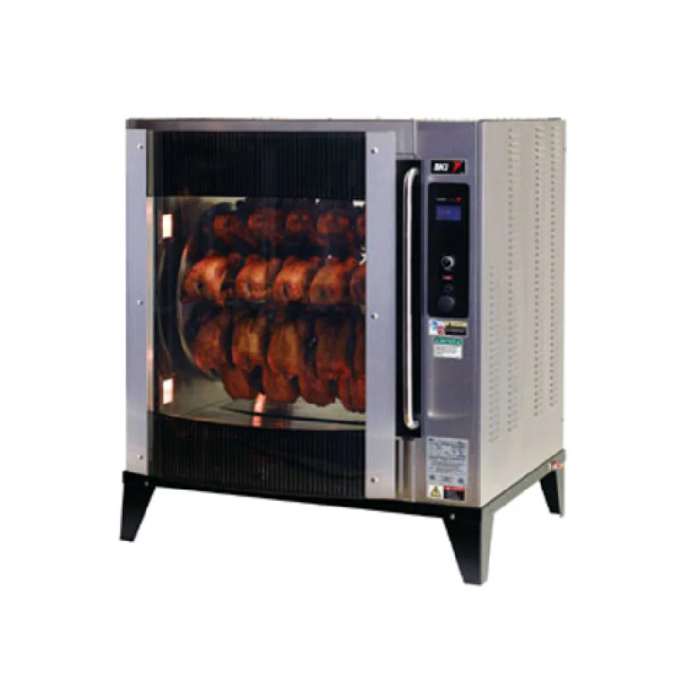 BKI VGG-8-C-PT 41 Inch Electric Rotisserie Oven Pass-thru Stainless Steel with Touch Screen