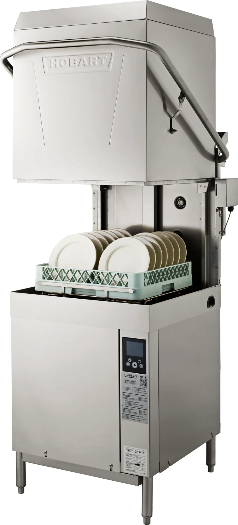 Hobart AM16VL-BAS-4 Door Type Ventless Dishwasher High Temp Electric with Energy Recovery