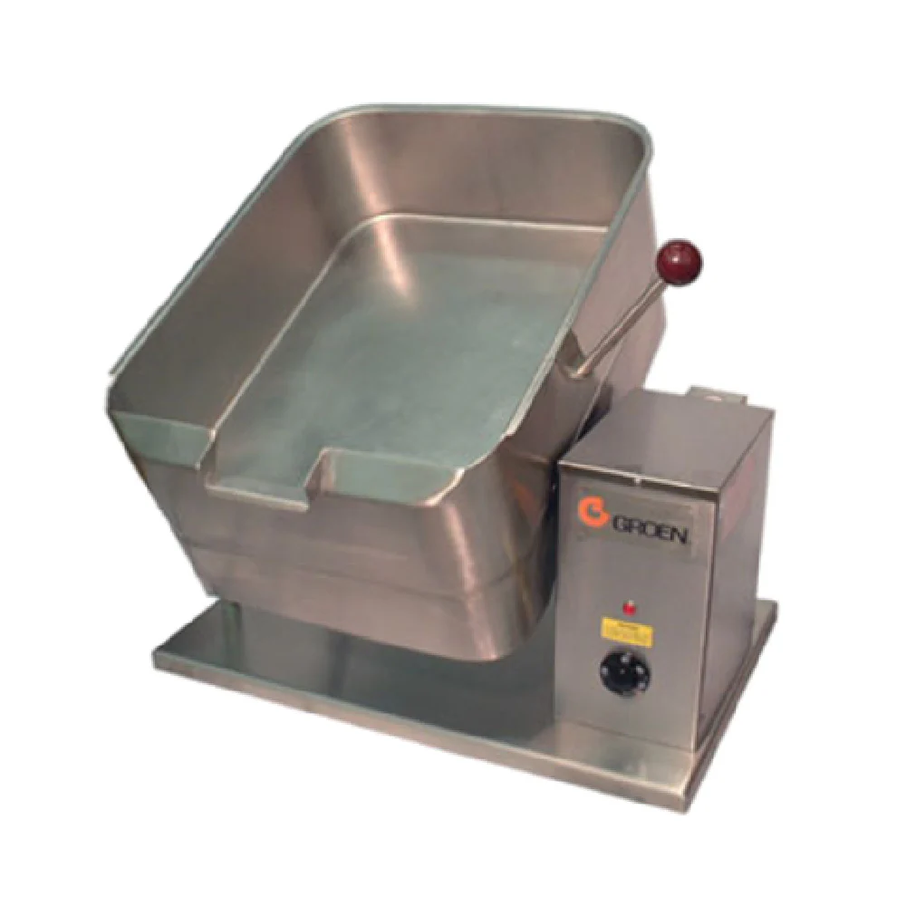 Groen TD/FPC_208/60/1 28 Inch Electric Tilting Skillet Braising Pan Stainless Steel with 10 Gallon Capacity Groen TD/FPC_208/60/1 28 Inch Electric Tilting Skillet Braising Pan Stainless Steel with 10 Gallon Capacity