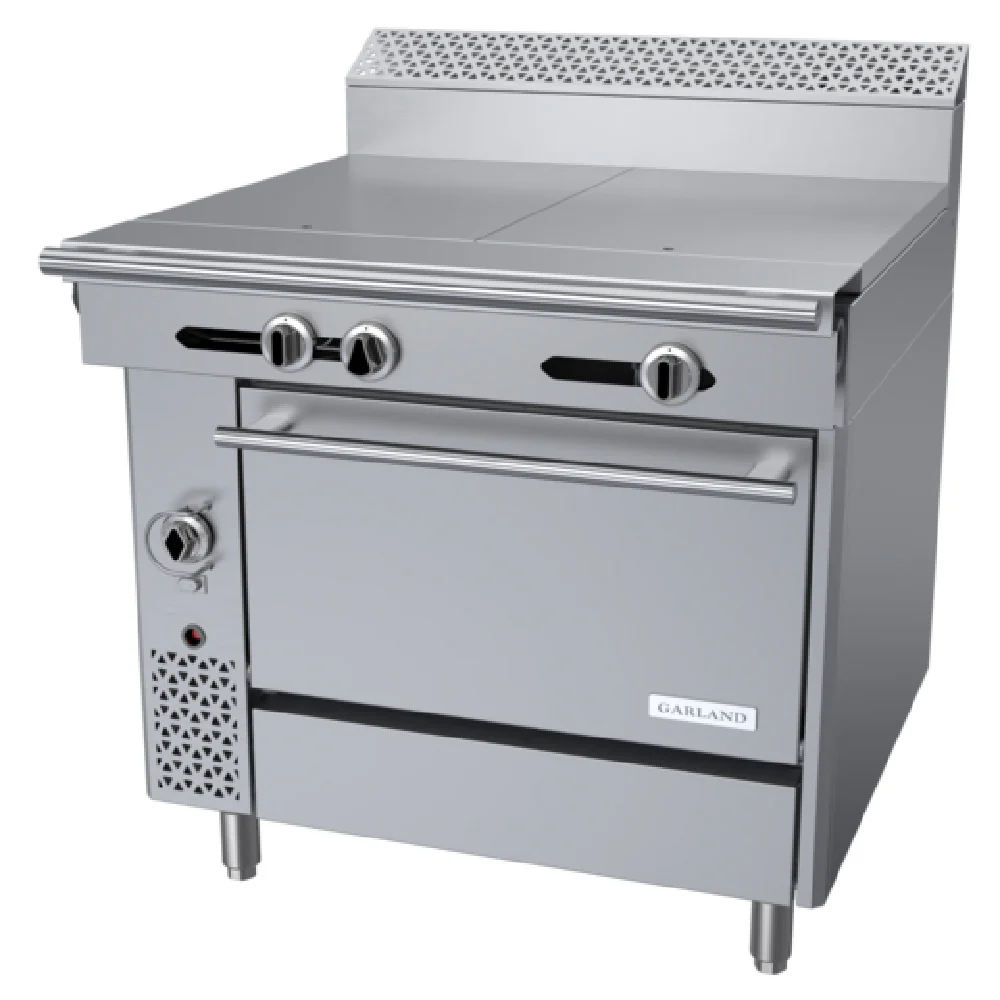 Garland C36-9C 36 Inch Gas Heavy Duty Range with (2) Hot Tops and Convection Oven Garland C36-9C 36 Inch Gas Heavy Duty Range with (2) Hot Tops and Convection Oven