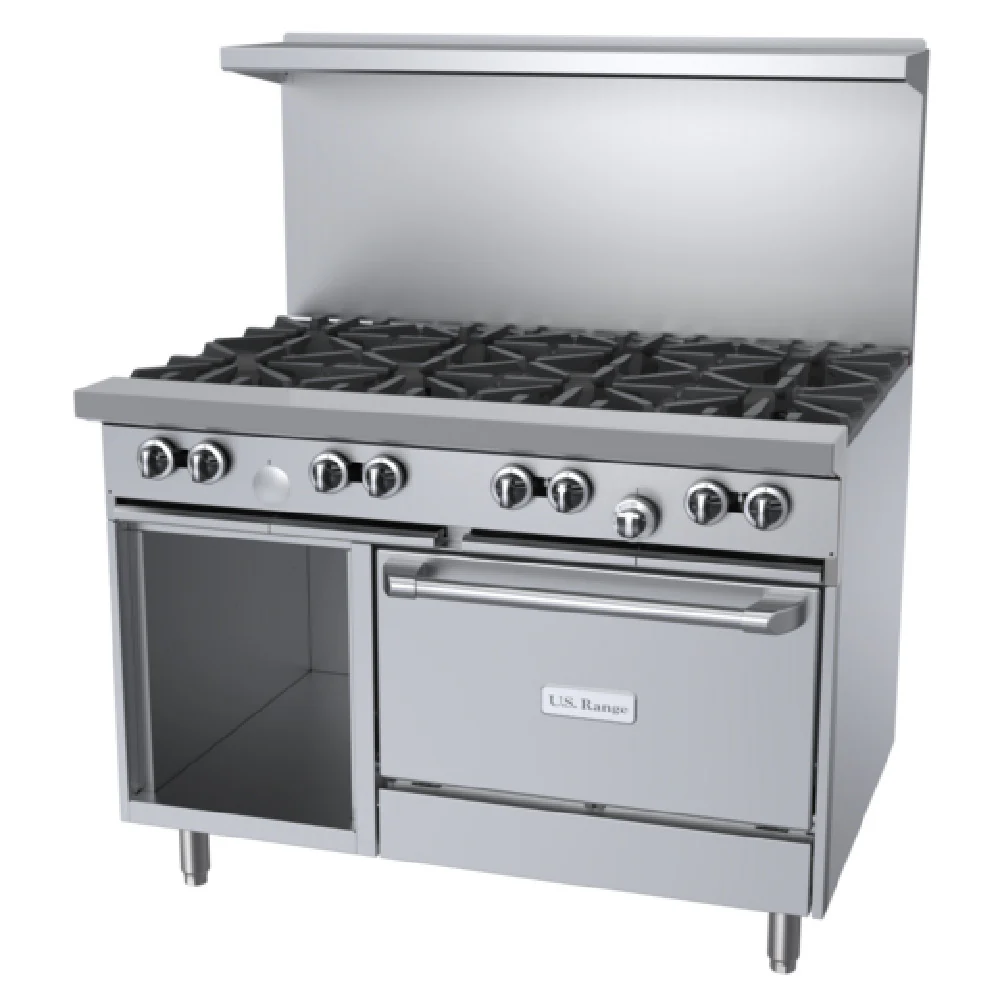 Garland U48-8RS_NAT 48 Inch Gas Restaurant Range with 8 Burners 32000 BTU Garland U48-8RS_NAT 48 Inch Gas Restaurant Range with 8 Burners 32000 BTU