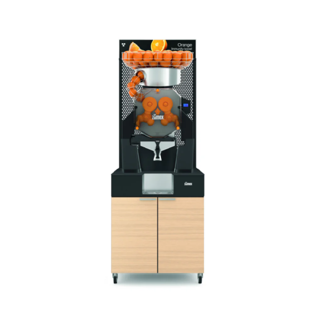Zumex 118155 SPEED UP JUICE CORNER WIDE OAK 29 Inch Electric Juicer with Pulp Extractor