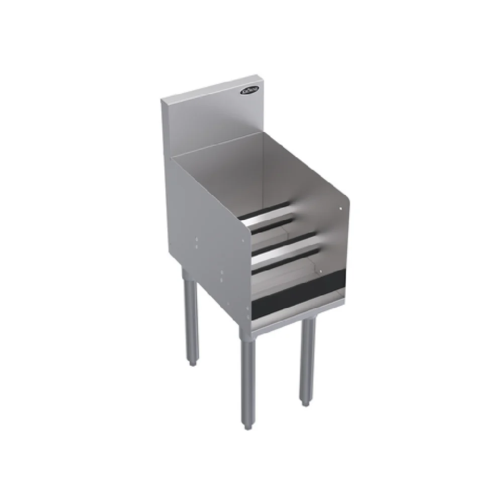 Krowne KR19-12RD 12 Inch Tiered Freestanding Underbar Bottle Display Unit Stainless Steel