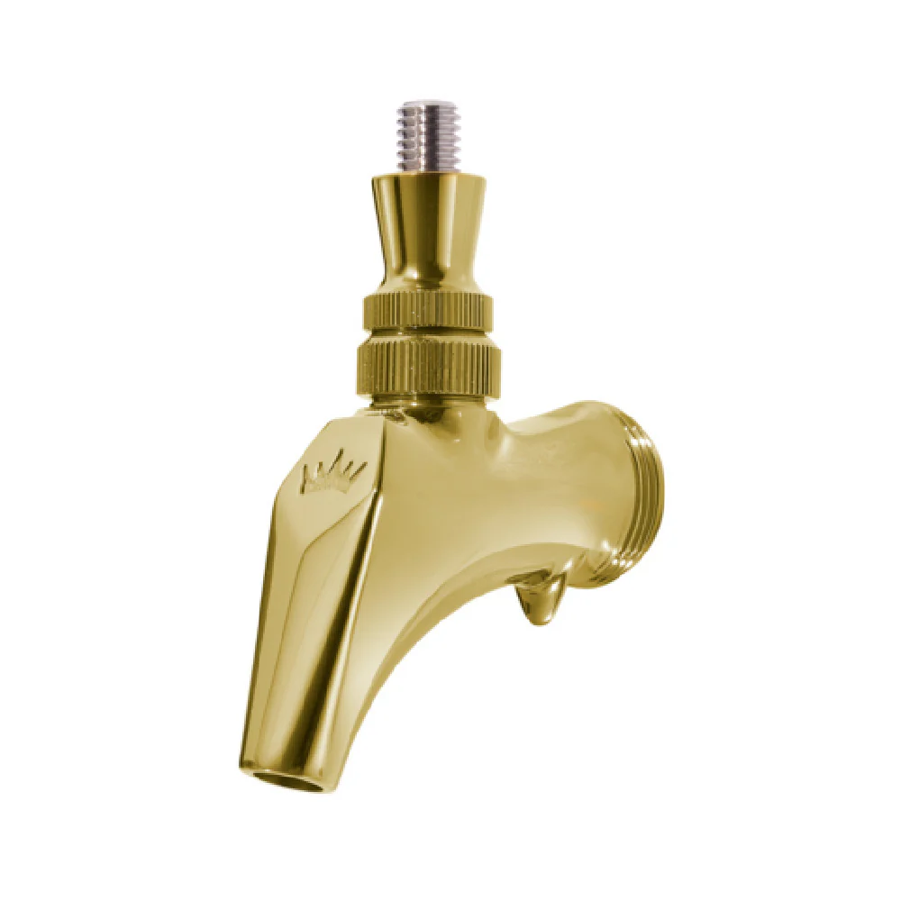 Optional Brass/PVD Gold Forward Sealing Standard Beer Faucet for Royal Series, Krowne BC-850F Optional Brass/PVD Gold Forward Sealing Standard Beer Faucet for Royal Series, Krowne BC-850F