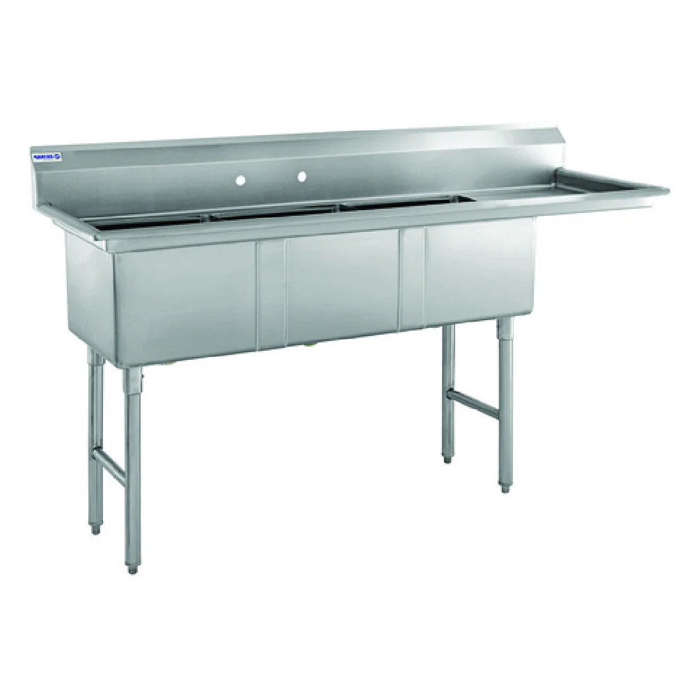 Hubert 29N-058 Kratos® 3 Compartment Sink 76 Hubert 29N-058 Kratos® 3 Compartment Sink 76