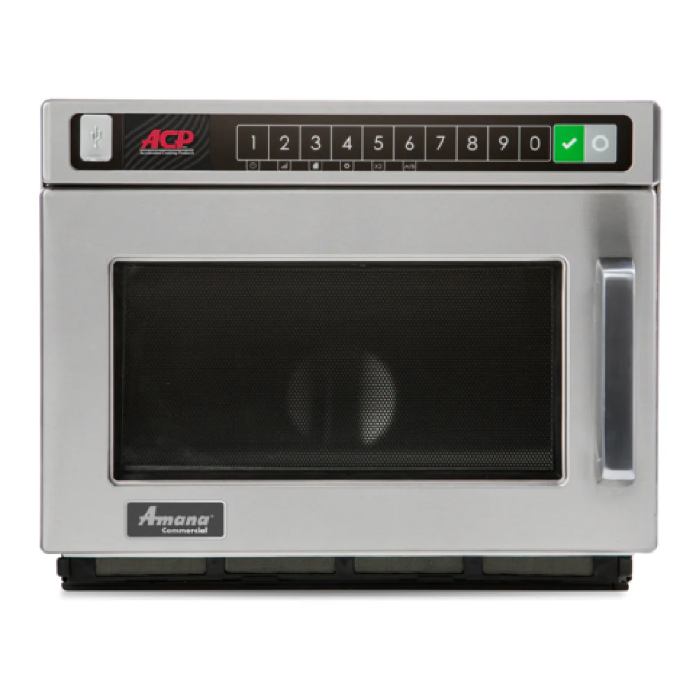 Amana HDC1015 17 Inch Commercial Microwave Oven Compact Electric Stainless Steel with 11 Power Levels Amana HDC1015 17 Inch Commercial Microwave Oven Compact Electric Stainless Steel with 11 Power Levels