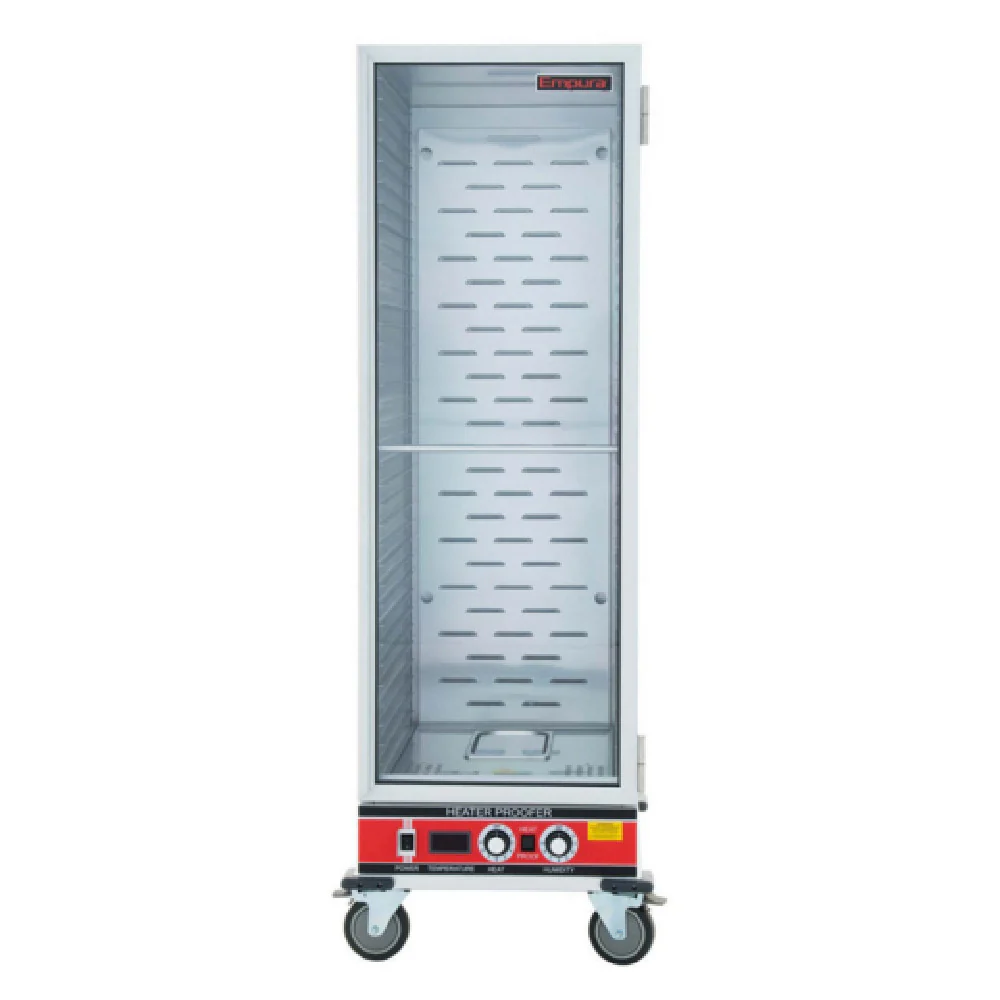 Empura Equipment E-HI1836 22 Inch Insulated Heated Holding Cabinet Mobile Aluminum