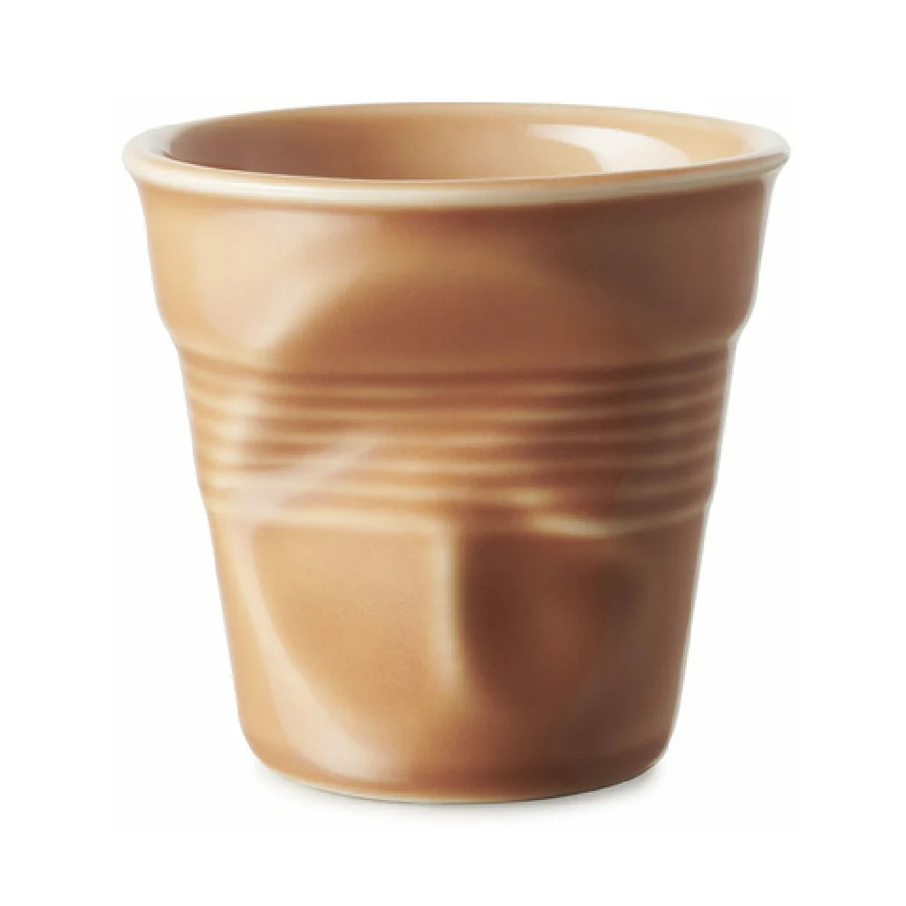 Revol 656082 6.09 oz Cappuccino Tumbler Round Porcelain Sienna Earth Revol 656082 6.09 oz Cappuccino Tumbler Round Porcelain Sienna Earth