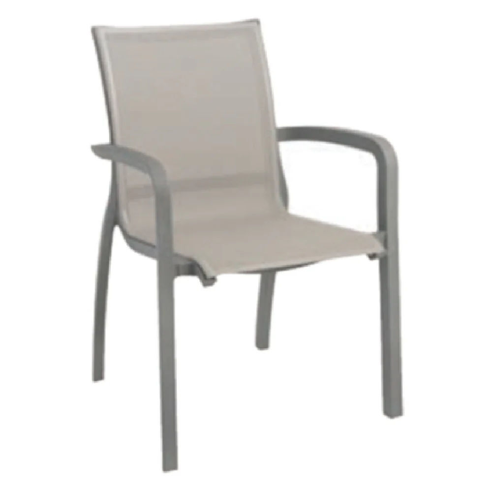 Grosfillex UT646289 Chair Armchair Outdoor Textilene Fabric Sling - Stacking Grosfillex UT646289 Chair Armchair Outdoor Textilene Fabric Sling - Stacking