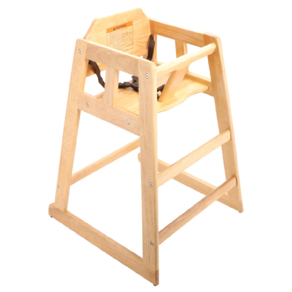 GET Enterprises HC-100-MOD-N2-P 19-5/8 Inch High Chair Modified Hardwood with 3-point harness GET Enterprises HC-100-MOD-N2-P 19-5/8 Inch High Chair Modified Hardwood with 3-point harness