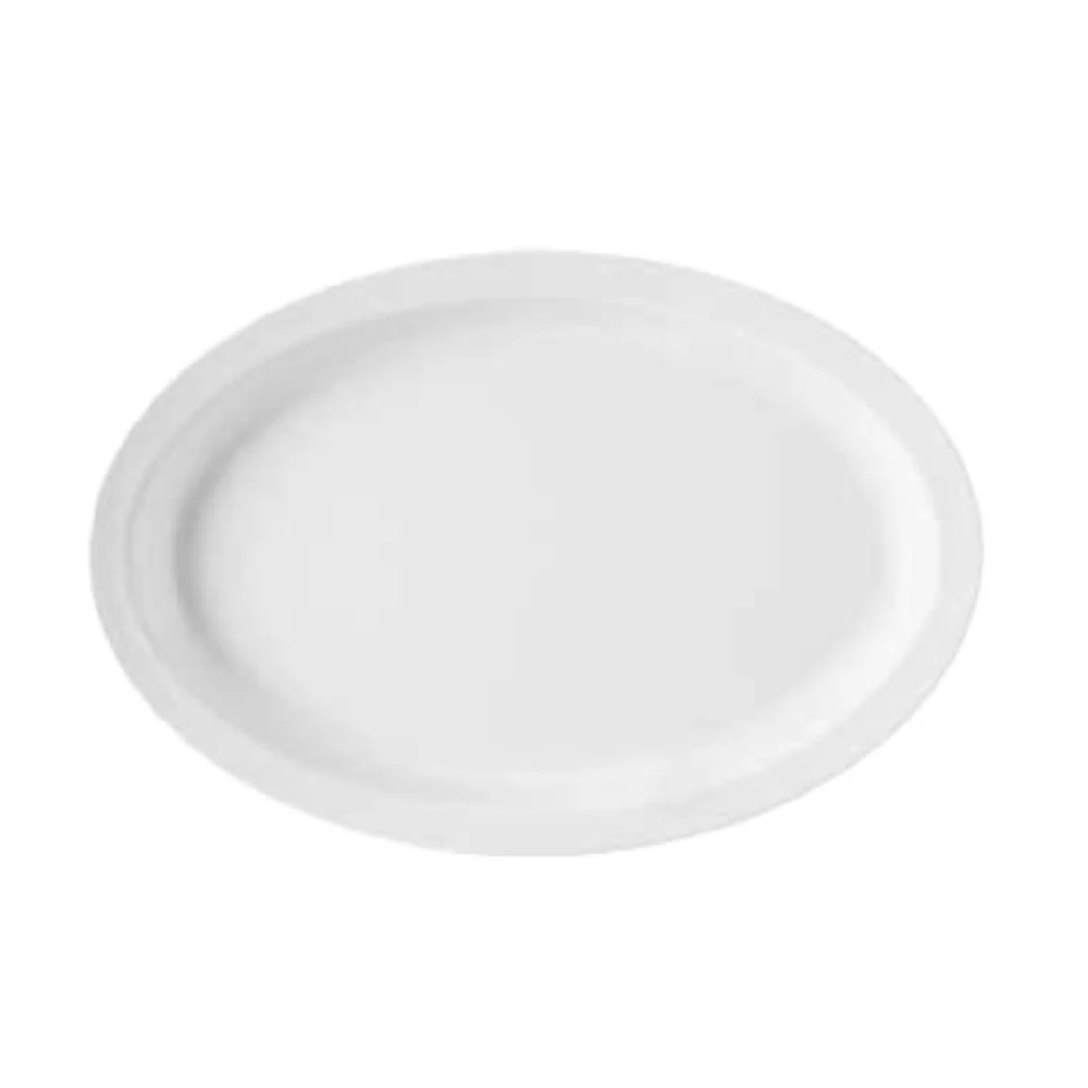 GET Enterprises OP-616-W 15 Inch Oval Platter Dishwasher Safe Melamine White GET Enterprises OP-616-W 15 Inch Oval Platter Dishwasher Safe Melamine White