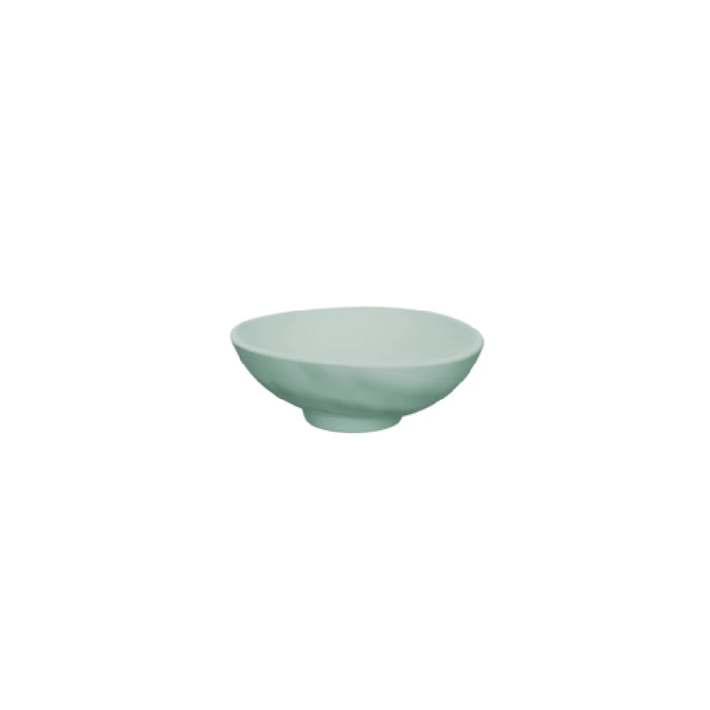 BauscherHepp TAQ4704 6.7 Inch Aqua Fruit Dish Melamine 12.8oz - 10 Packs