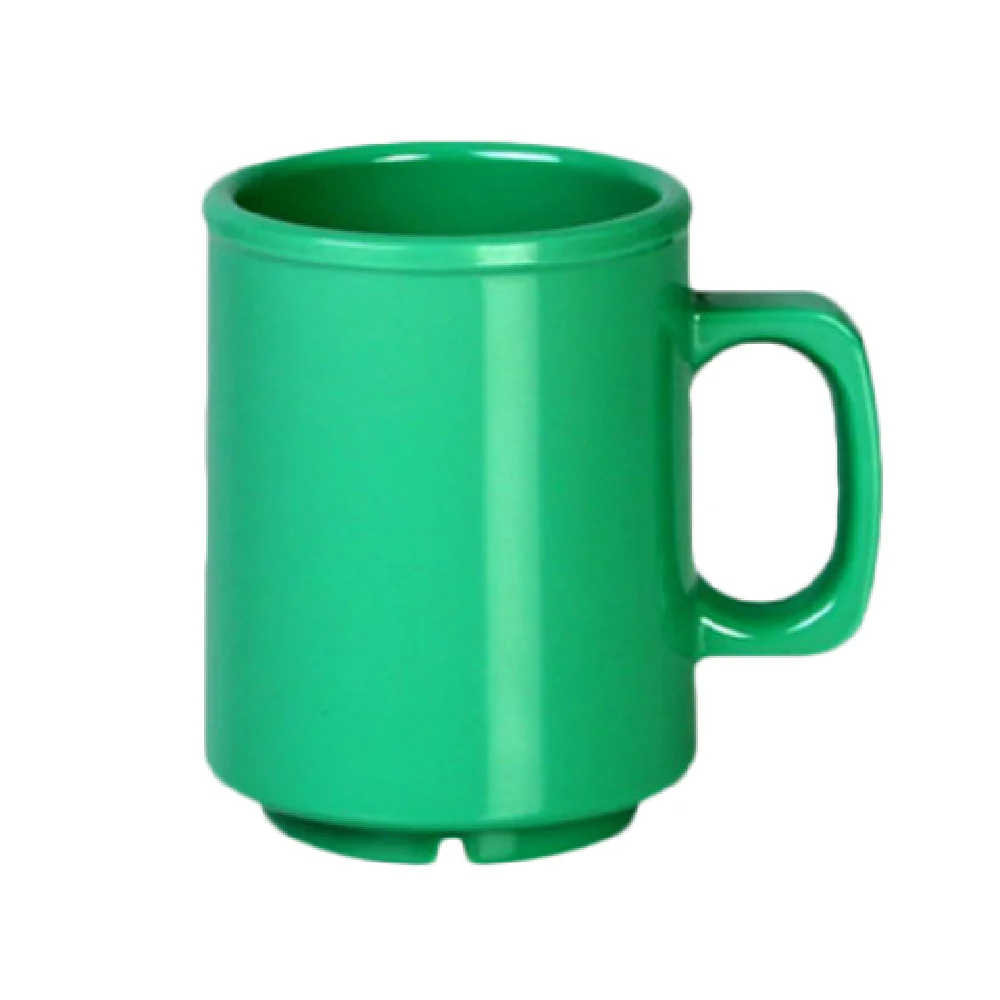 Thunder Group CR9010GR 8 Oz Break-resistant Melamine Mug Green BPA Free