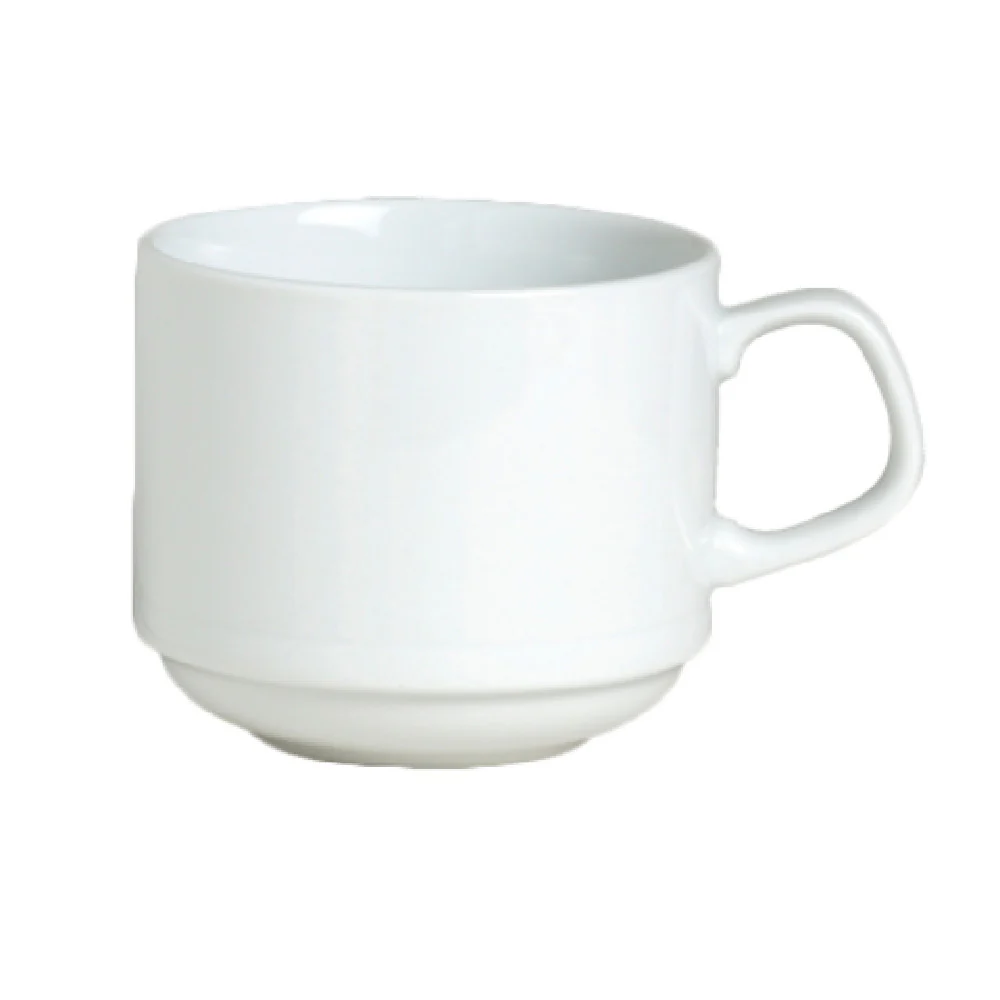 Steelite 6334P492 9 Oz Coffee Cup Porcelain Stackable 2 Dozen Packs