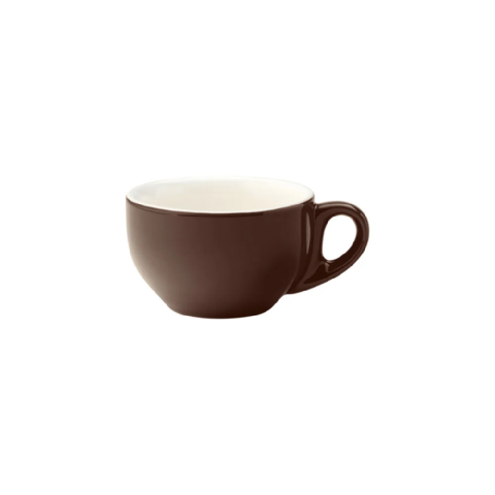Steelite UCT8127 10.0 Oz Latte Cup Porcelain Brown Utopia Non-stackable 3 Dozen