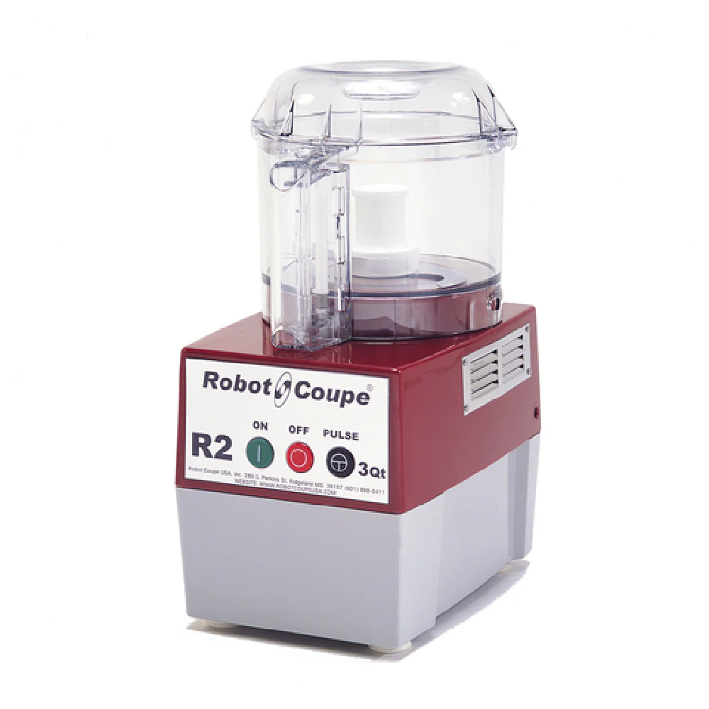 Robot Coupe R2BCLR 8.69 Inch Cutter Mixer 3 Liter Polycarbonate Bowl with Handle and See-thru Lid