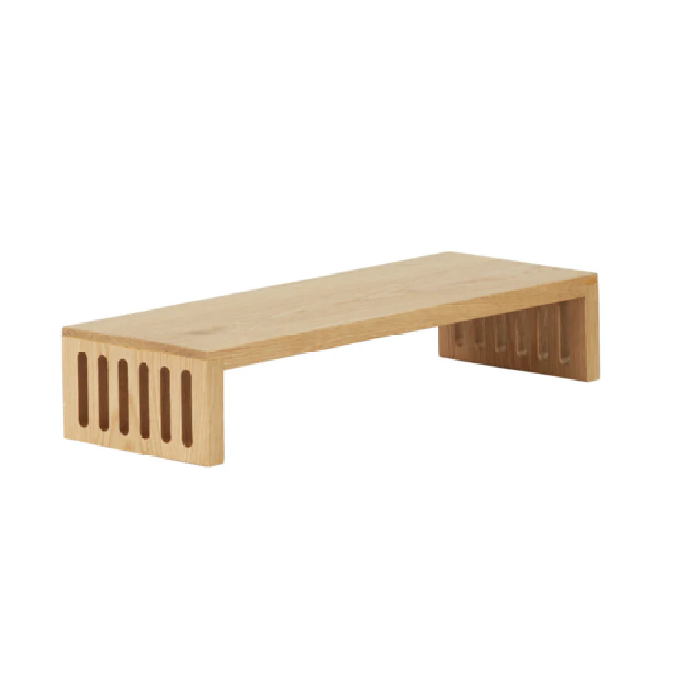 Cal Mil 23136-1975-21 19 Inch Oak Display Riser for Food Merchandising Cal Mil 23136-1975-21 19 Inch Oak Display Riser for Food Merchandising