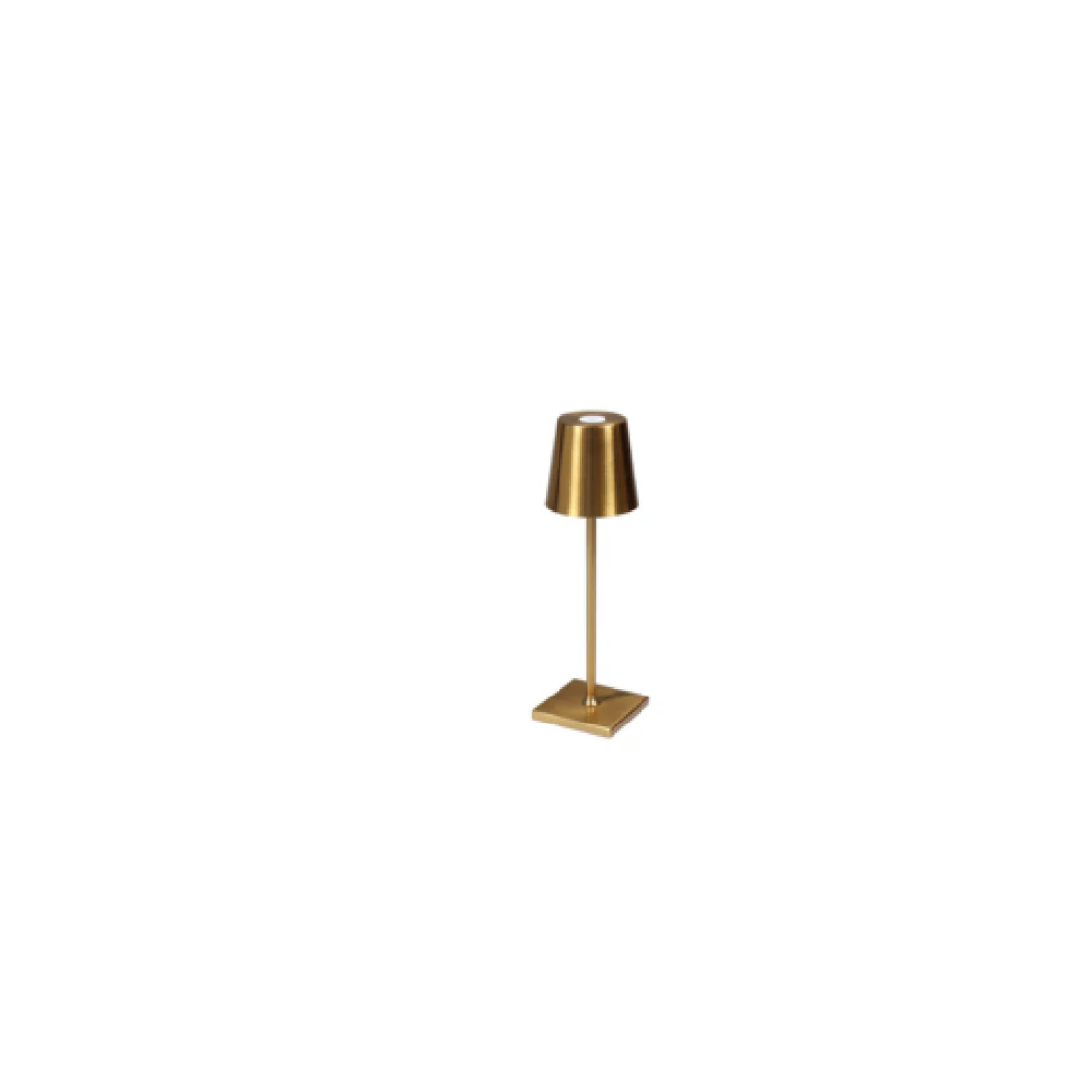 BauscherHepp TL1033 2.8 Inch Gold Lamp with Polished Metal Finish