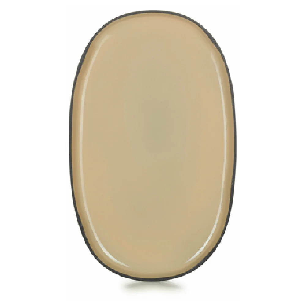 Revol 652758 14 Inch Oval Service Plate Porcelain Oven Dishwasher Safe