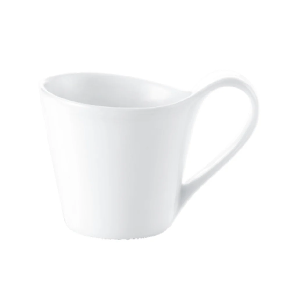 Bon Chef 5000000B 3 Oz Demi Cup Angled Rim Bone China White 36 Packs