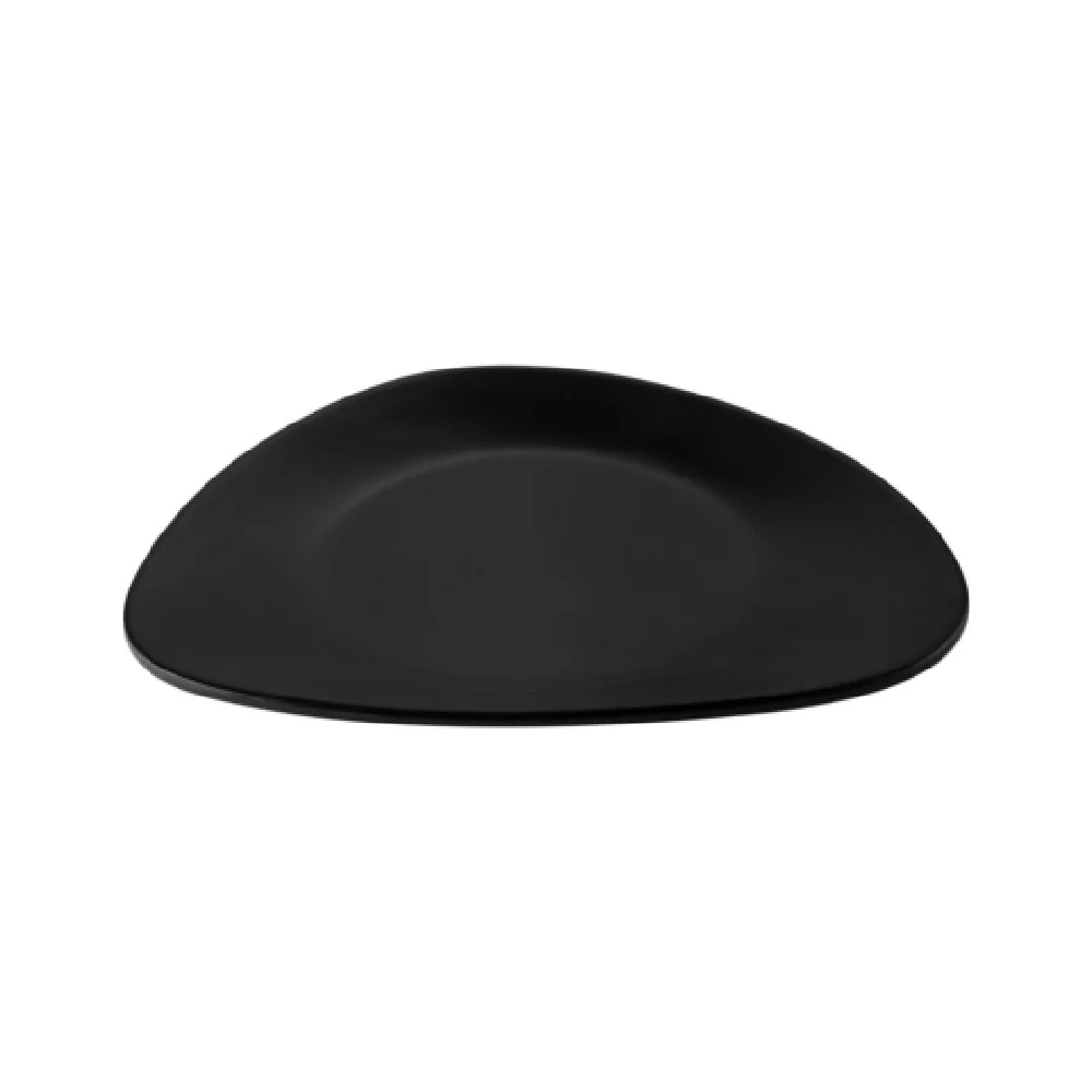 CAC China XKDA-R6T-K 6 Inch Round Triangular Korda Plate Matte Black CAC China XKDA-R6T-K 6 Inch Round Triangular Korda Plate Matte Black