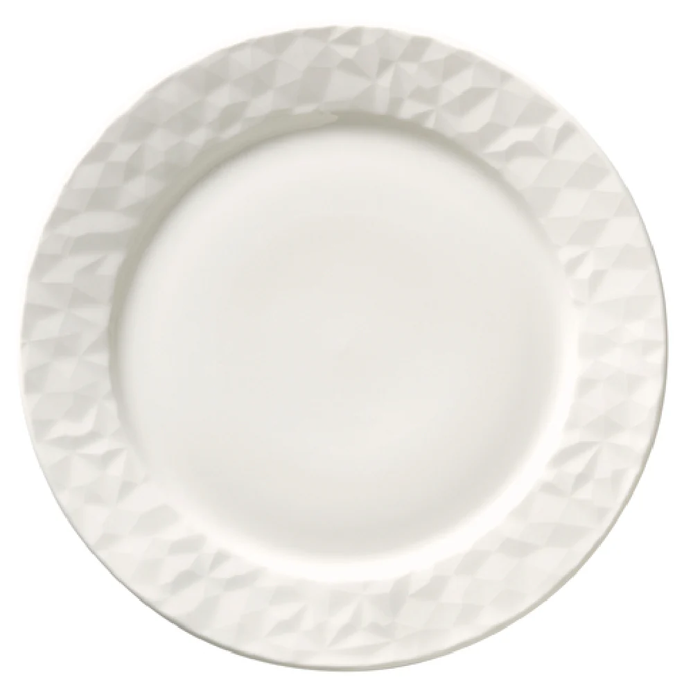 Libbey 988001151 10-1/2 Inch Round Rimmed Plate Porcelain Highly Polished Libbey 988001151 10-1/2 Inch Round Rimmed Plate Porcelain Highly Polished