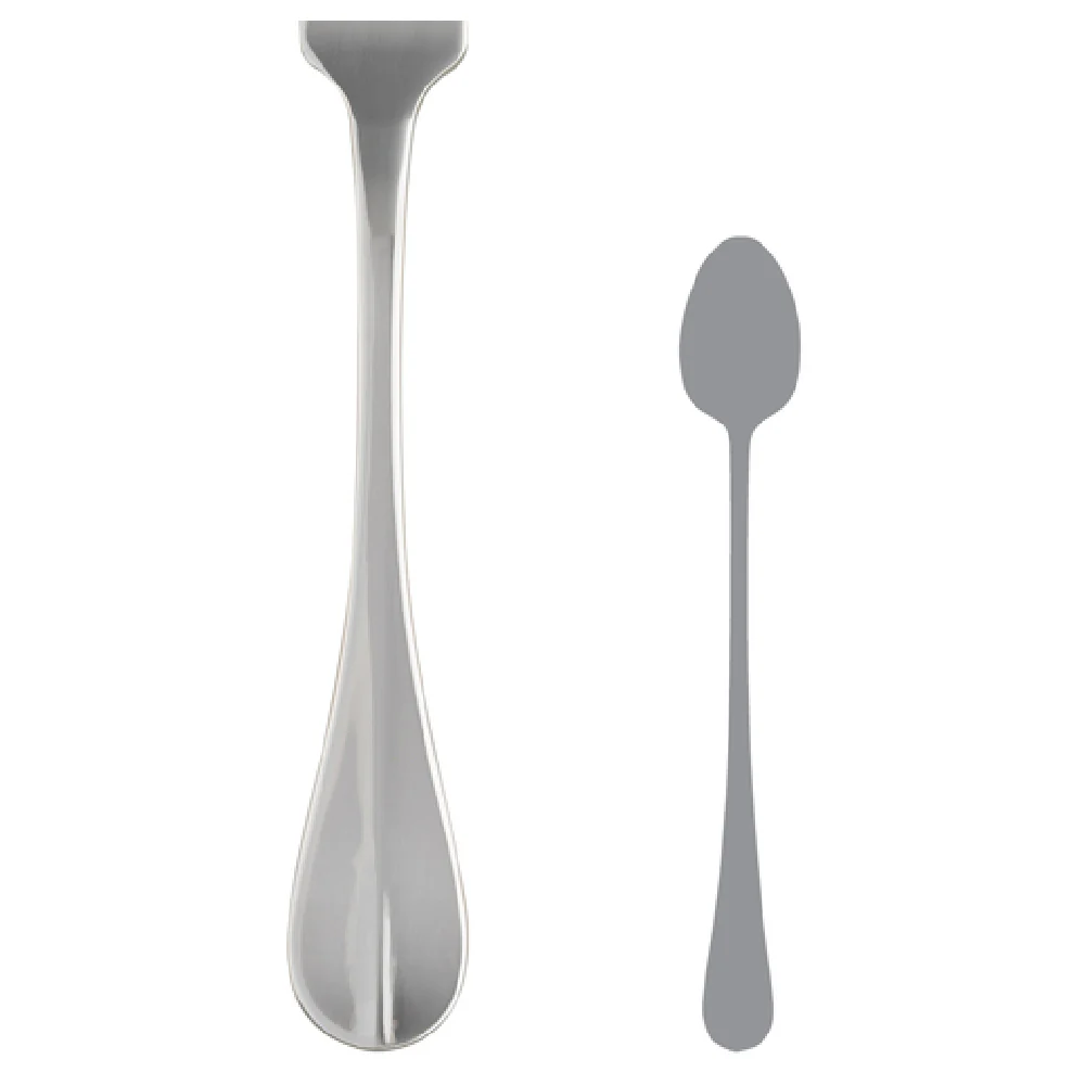 Steelite 5300S006 7-3/4 Inch Iced Teaspoon with 18/10 Stainless Steel