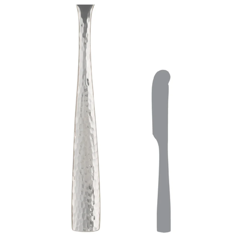 Steelite 5729SX045 7 Inch Butter Knife 13/0 Stainless Steel with Descriptors Steelite 5729SX045 7 Inch Butter Knife 13/0 Stainless Steel with Descriptors