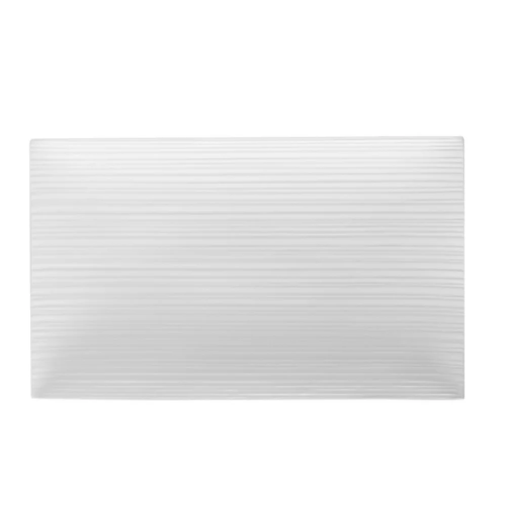 CAC China SUS-RT51 15-3/4 Inch Sushi Signature Platter Embossed Porcelain CAC China SUS-RT51 15-3/4 Inch Sushi Signature Platter Embossed Porcelain