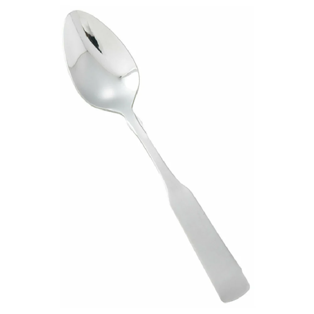 Winco 0025-01 6-1/8 Inch Heavy Weight Teaspoon Satin Finish 18/0 Stainless Steel