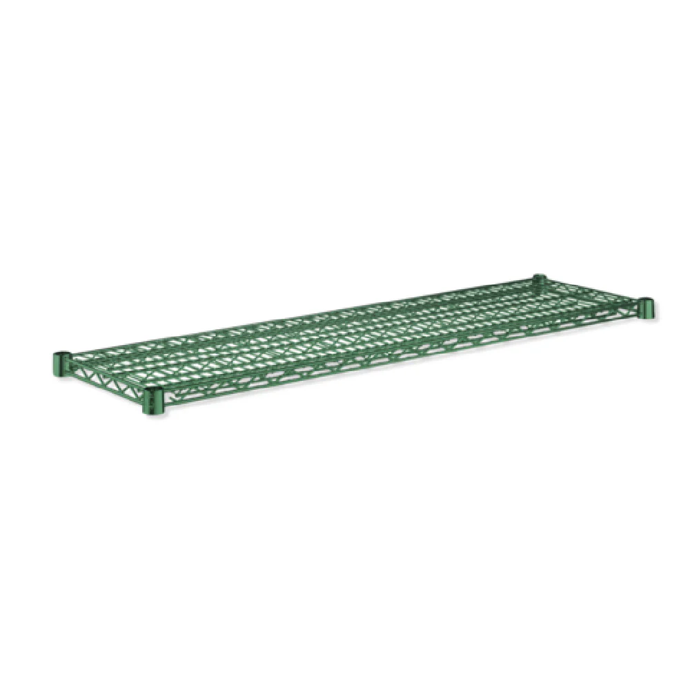 Steel Works Stainless SW1436G 36 Inch Heavy Duty Wire Shelf Epoxy Coated Green