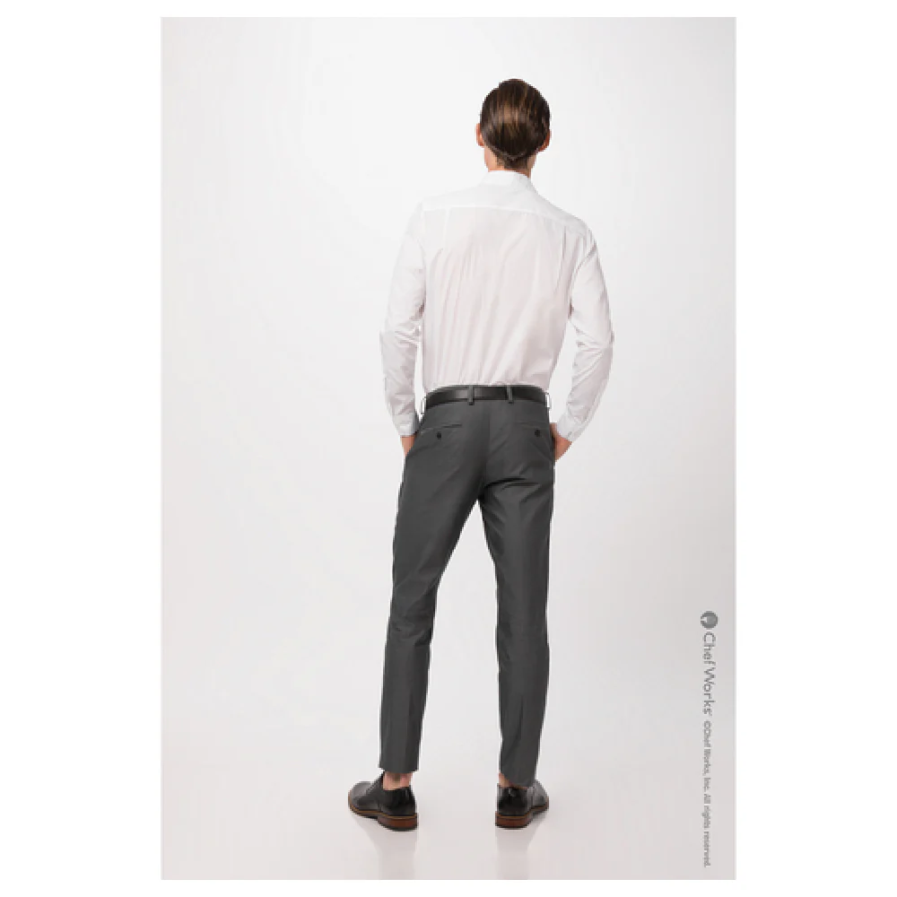 Chef Works SFC01WHTL Large Dress Shirt Long Sleeve Adjustable Cuffs White Chef Works SFC01WHTL Large Dress Shirt Long Sleeve Adjustable Cuffs White