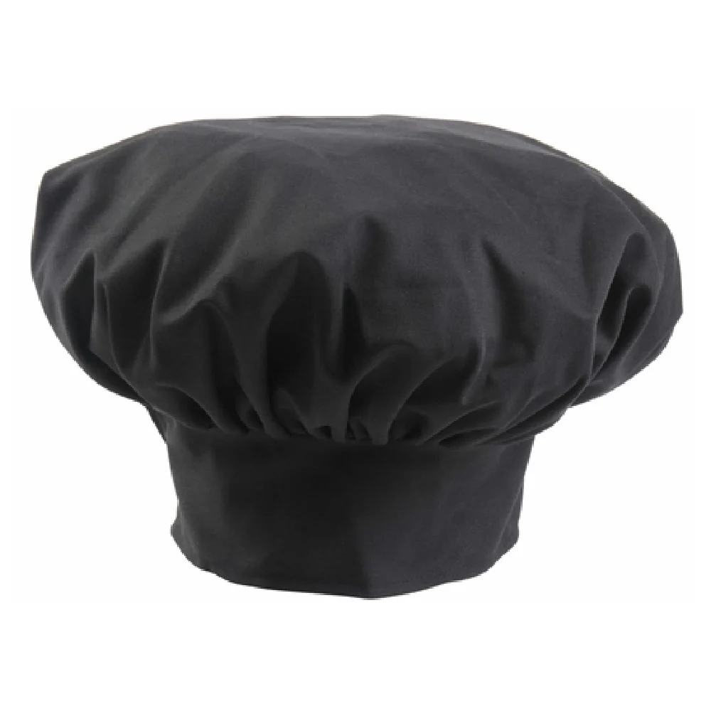 Mercer Culinary M60090BK 65/35 Poly/cotton Twill Adjustable Chef's Hat Black