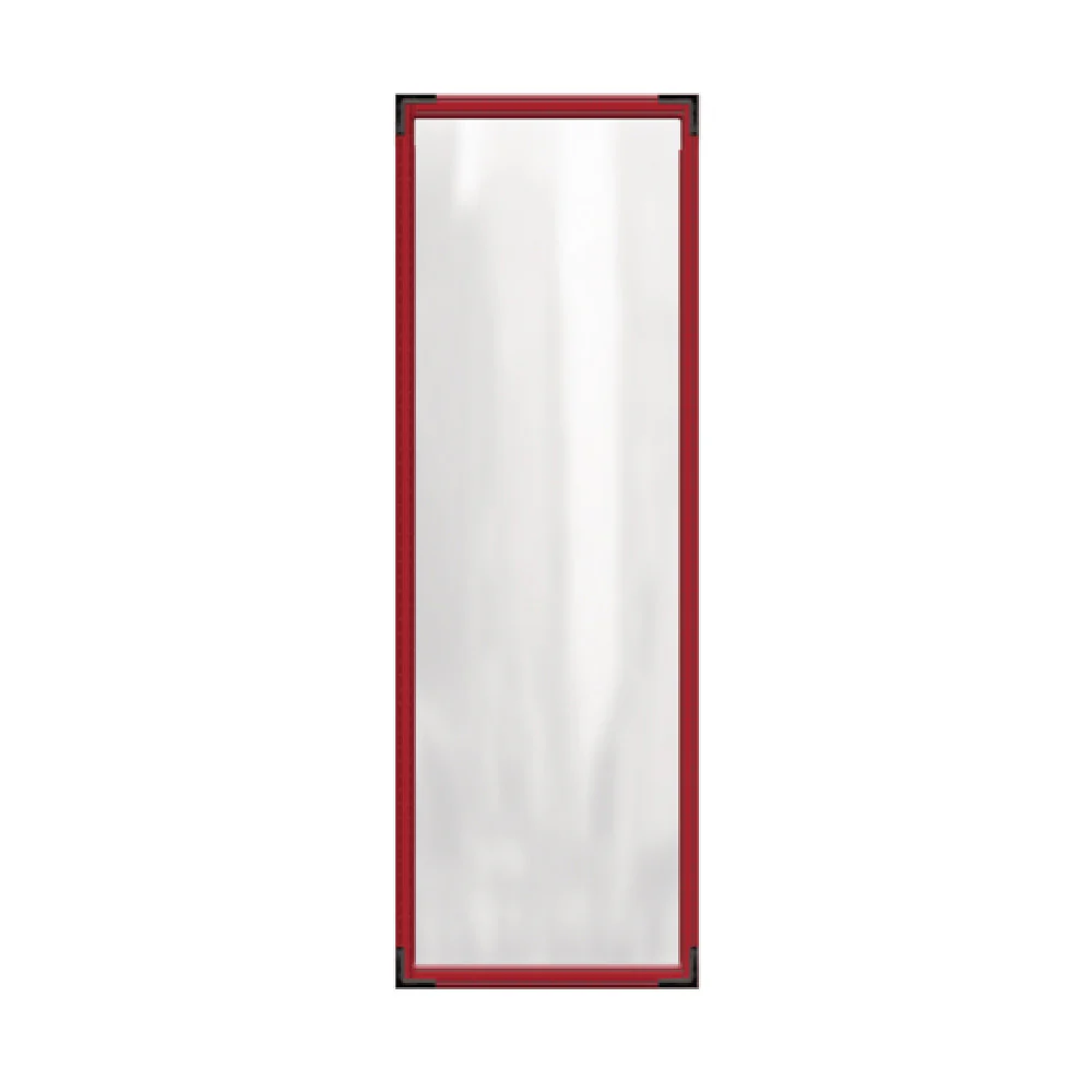 Risch TES 4.25X14-LEATHERETTE Menu Cover 4-1/4 Inch Sewn Leatherette with Custom Finish Risch TES 4.25X14-LEATHERETTE Menu Cover 4-1/4 Inch Sewn Leatherette with Custom Finish