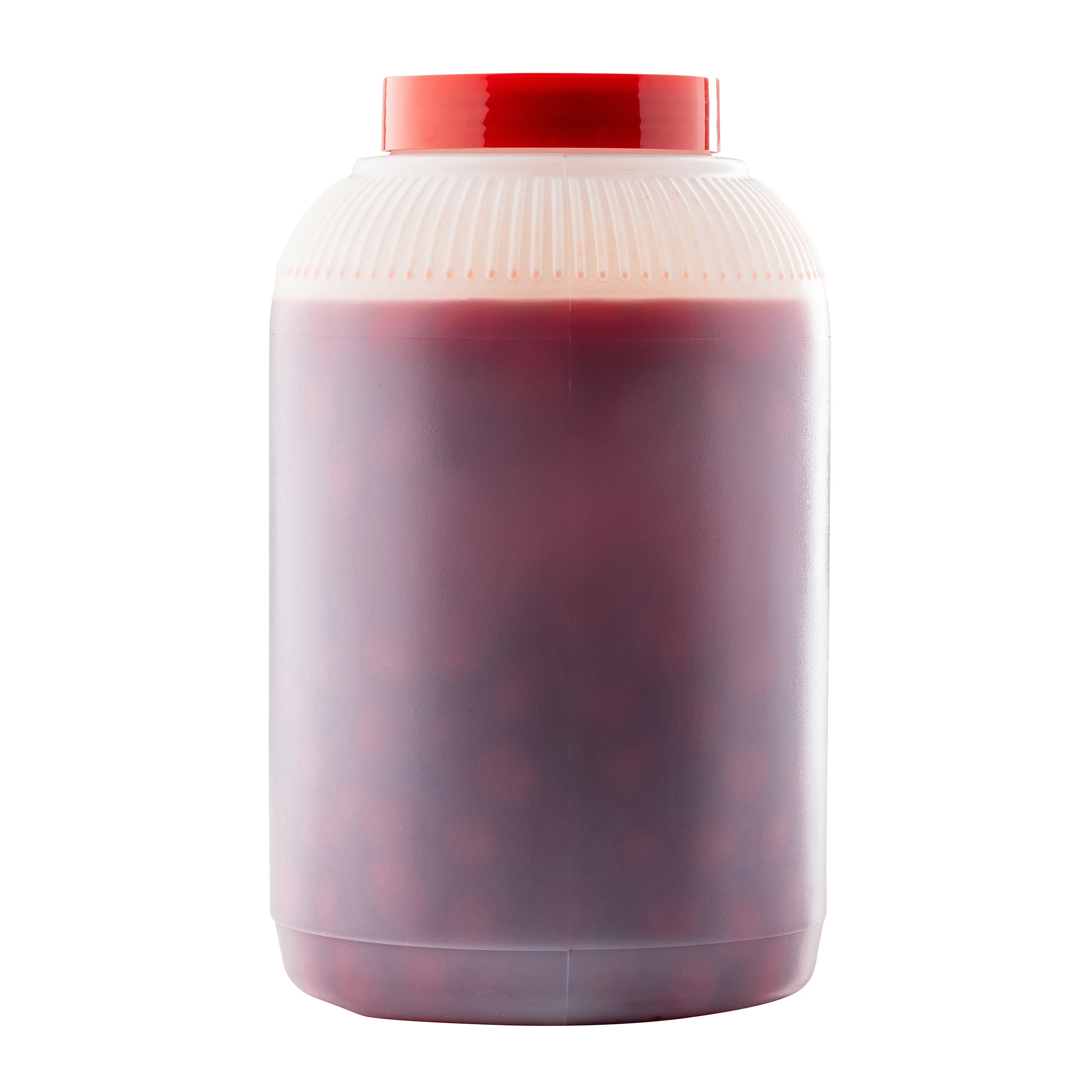 Tablecraft JC1128R 6 Inch Diameter Backup Mix Bottle Red Polyethylene Tablecraft JC1128R 6 Inch Diameter Backup Mix Bottle Red Polyethylene