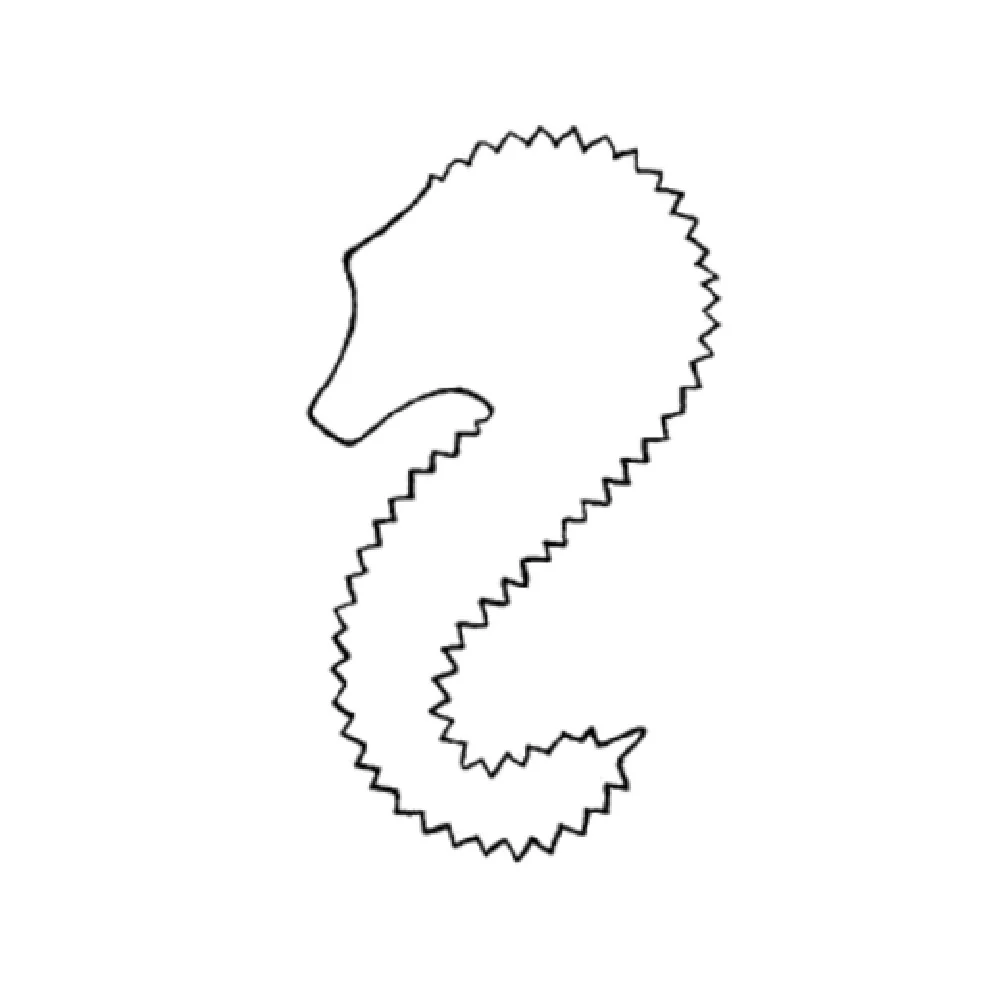 Town 37607/DZ Dozen Seahorse Vegetable Cutter Stainless Steel with Ergonomic Design