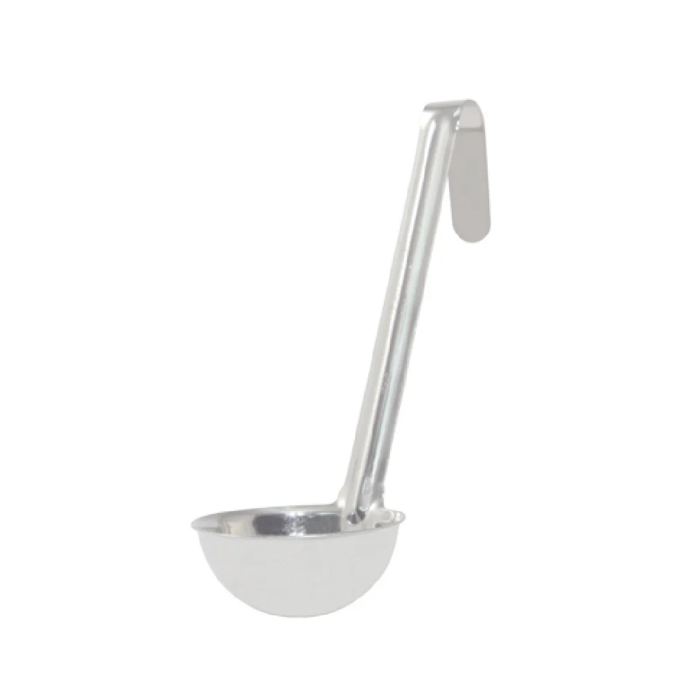 CAC China SLD6-20 2 Oz Ladle Serving Stainless Steel Hooked Handle CAC China SLD6-20 2 Oz Ladle Serving Stainless Steel Hooked Handle