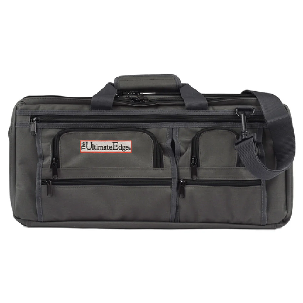JB Prince Z173 G 20 Inch Deluxe Knife Bag with 3 sections and 5 pockets Graphite Gray JB Prince Z173 G 20 Inch Deluxe Knife Bag with 3 sections and 5 pockets Graphite Gray